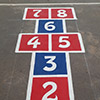 Colored Hopscotch